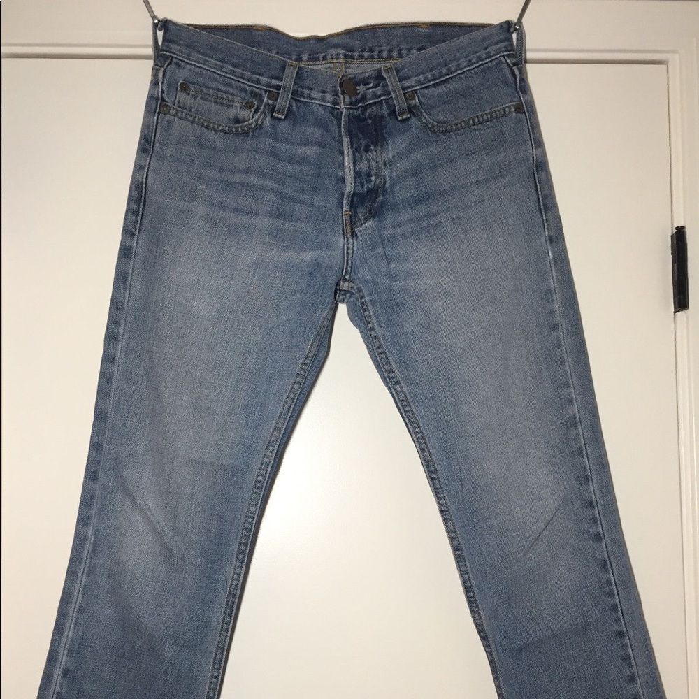 Hollister Men’s Slim Straight Jeans Dark Wash